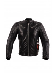 Turystyczna skórzana kurtka motocyklowa z perforacją rękawów KSM045 - Rypard.pl Odzież i akcesoria motocyklowe 2