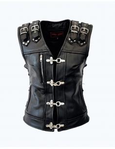 KAMIZELKA SKÓRZANA DAMSKA Z... 2