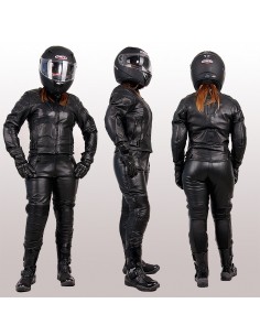 Sportowo-turystyczna kurtka motocyklowa skórzana damska  KSD009 - Rypard.pl Odzież i akcesoria motocyklowe 2