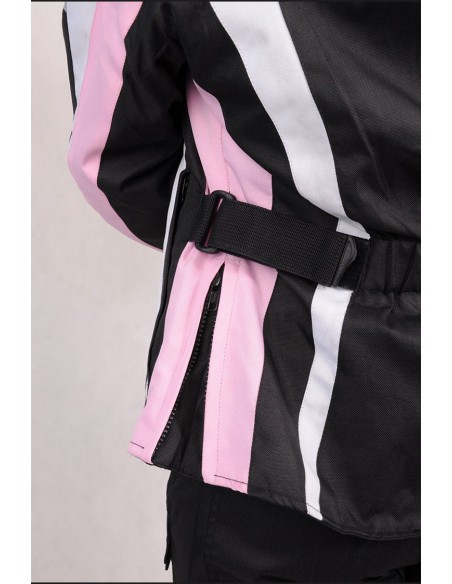 Tekstylna kurtka motocyklowa turystyczna damska PRZEDŁUŻANA KTD004 - Rypard.pl Odzież i akcesoria motocyklowe