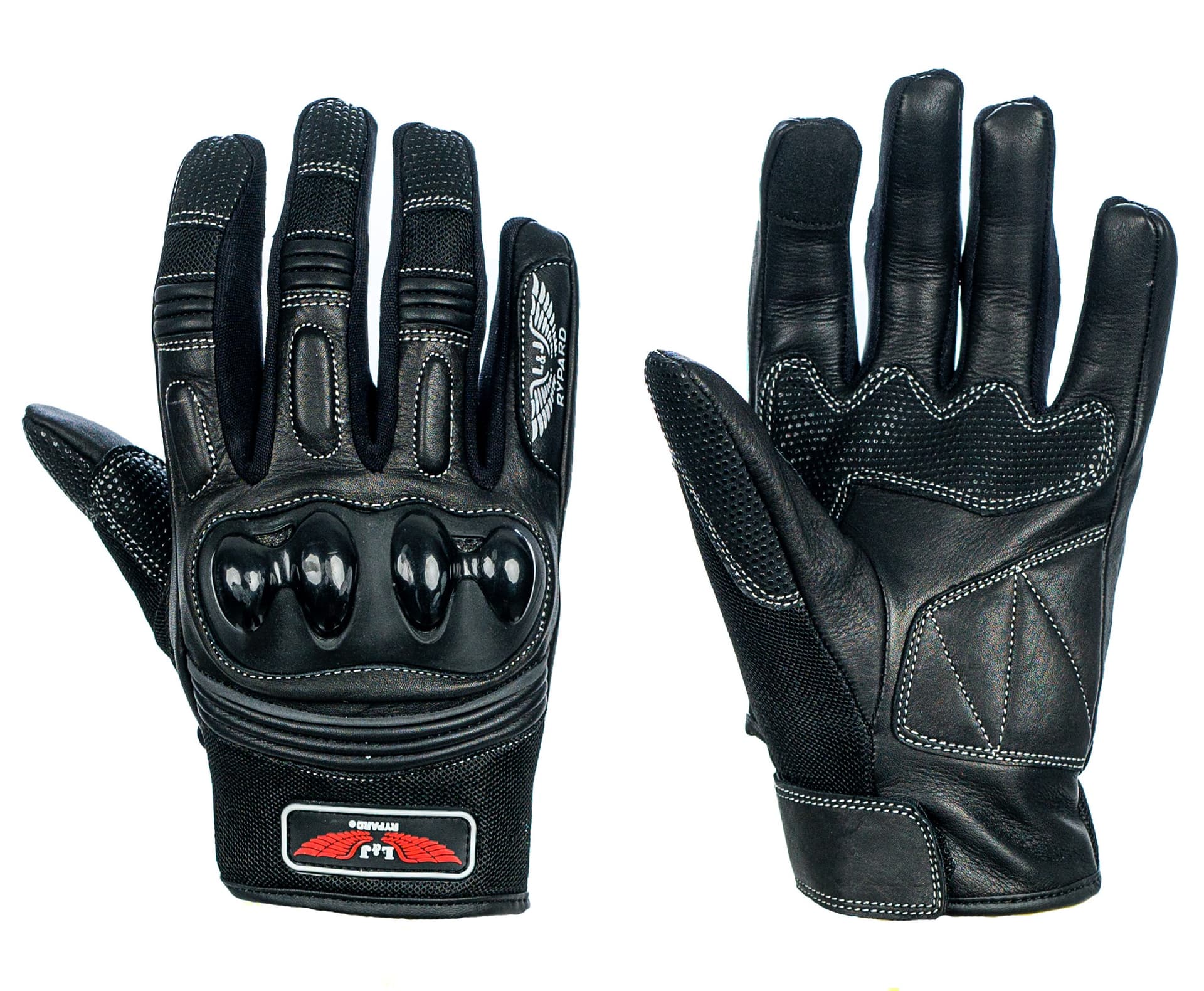 RĘKAWICE SKÓRZANO-MESHOWE MĘSKIE RYPARD MONACO R071