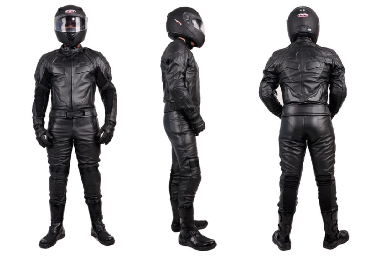 KOMBINEZON MOTOCYKLOWY SKÓRZANY SPORTOWO-TURYSTYCZNY KOM029