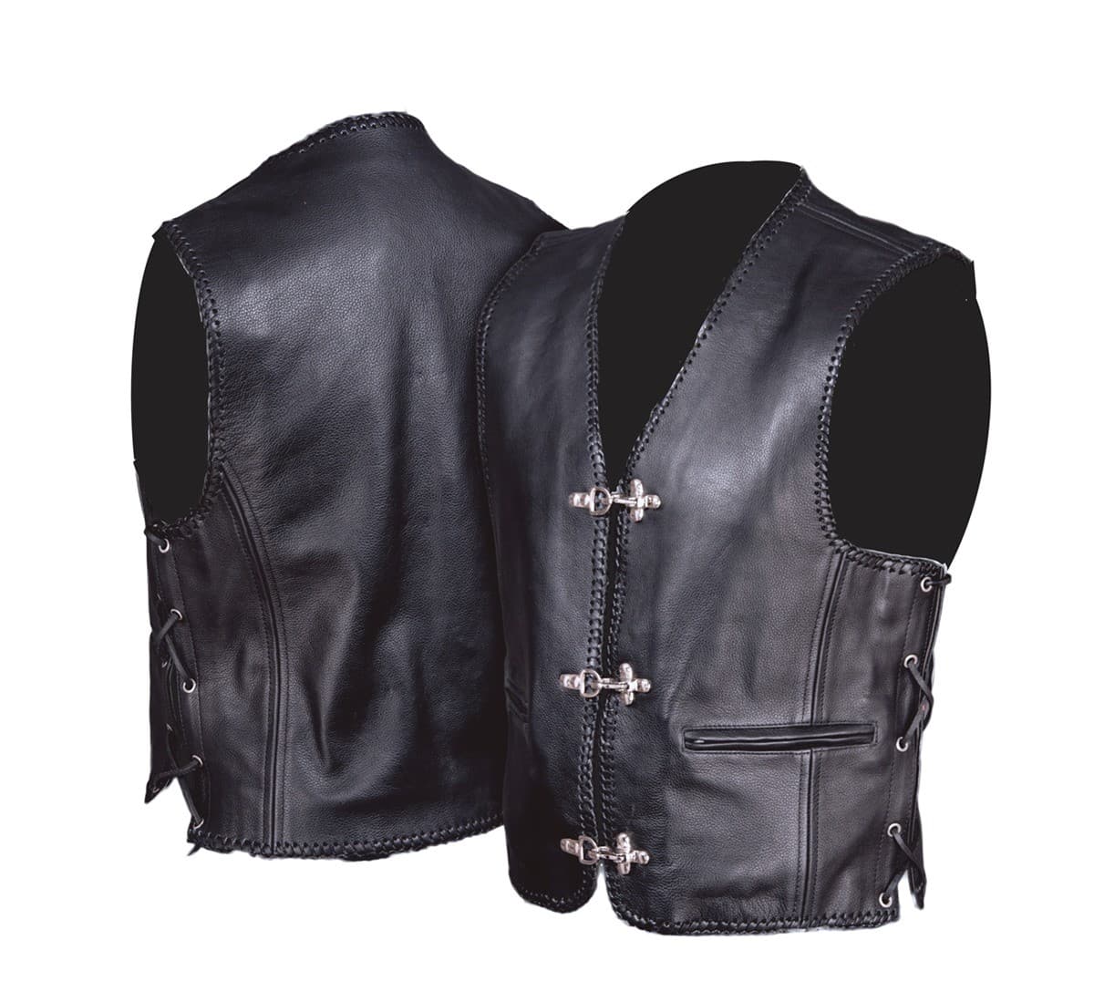 KAMIZELKA MOTOCYKLOWA ZAPINANA NA KARABIŃCZYKI KM003