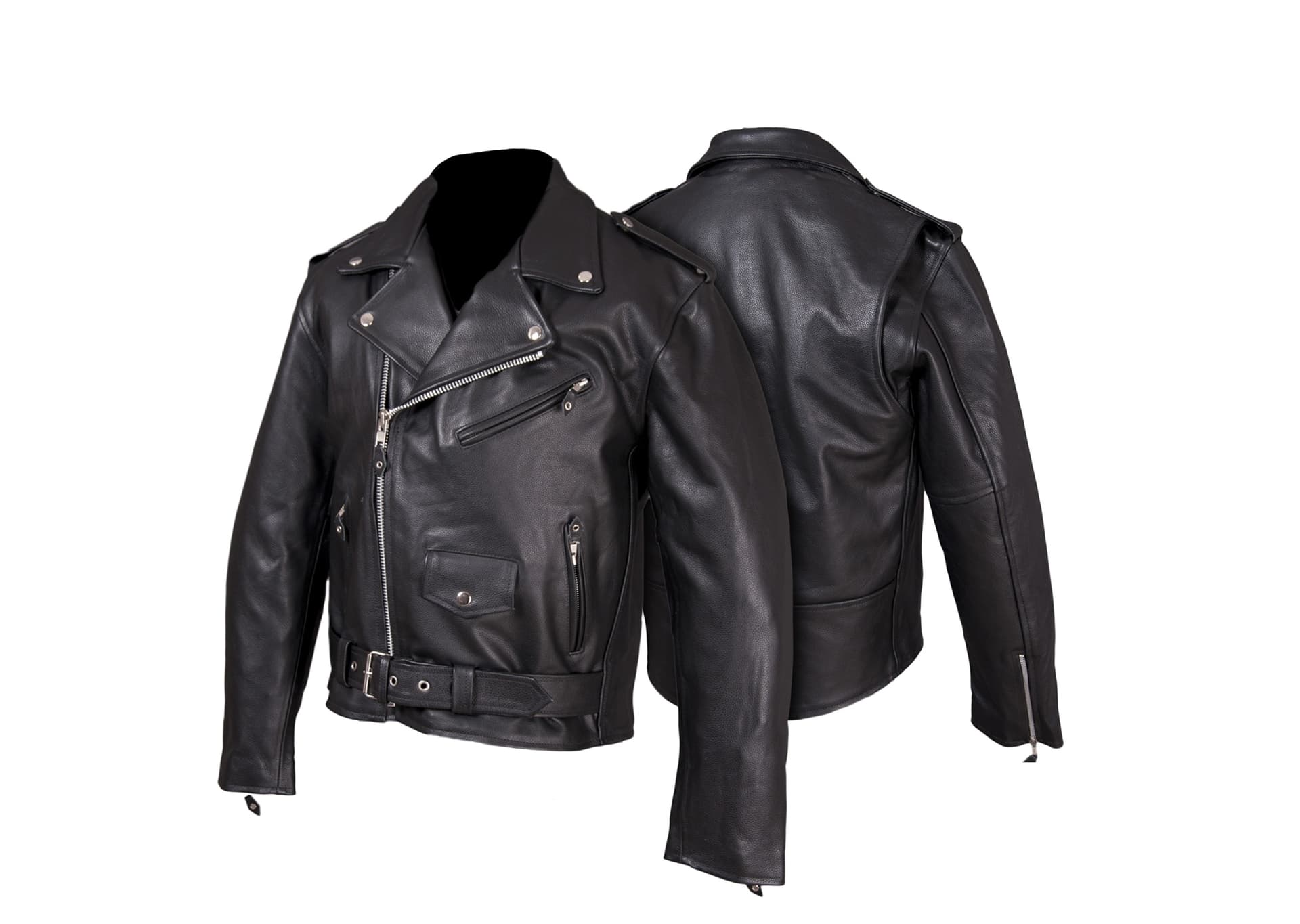 KURTKA SKÓRZANA MOTOCYKLOWA RAMONESKA MIĘKKA SKÓRA KSM006
