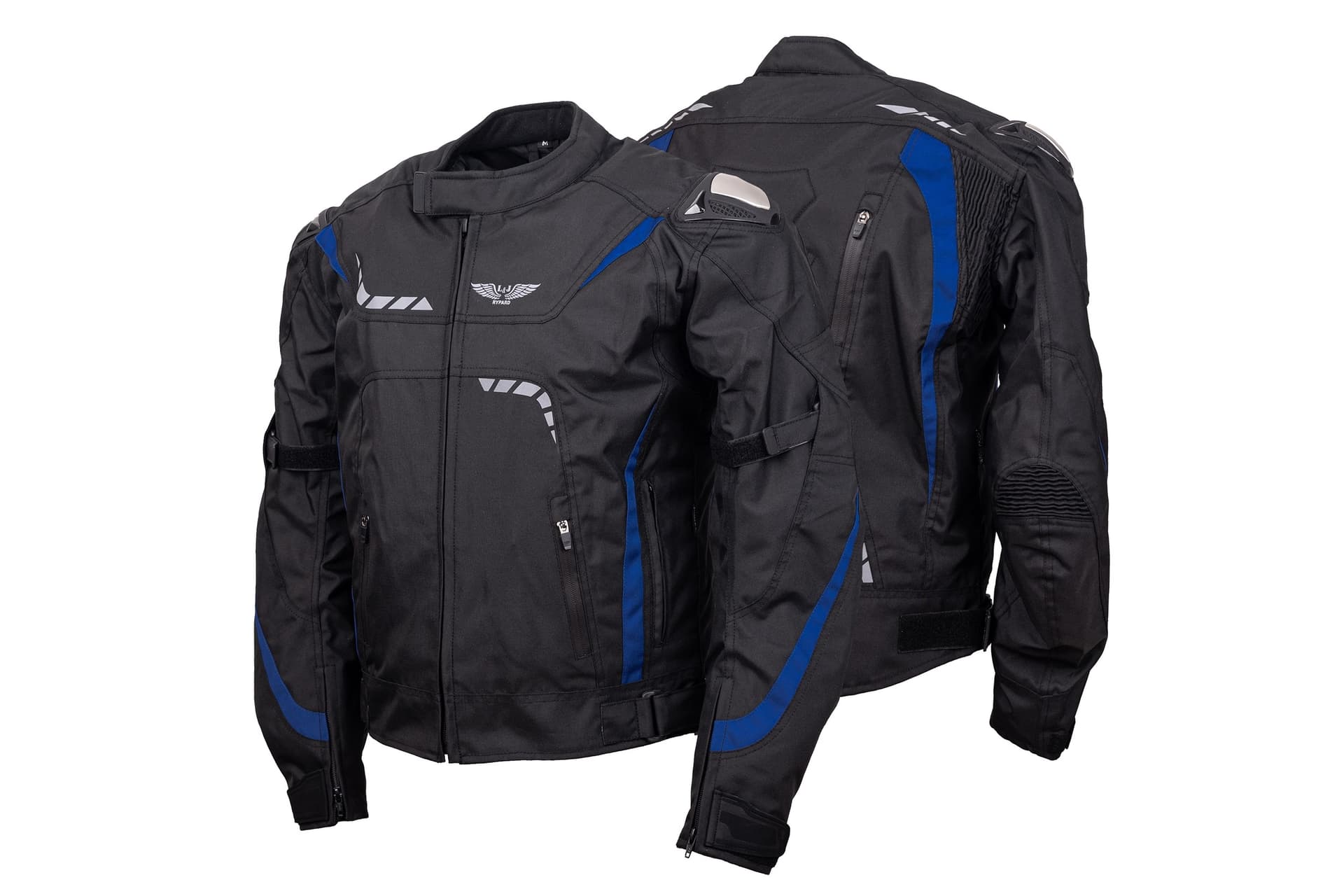 SPORTOWO-TURYSTYCZNA KURTKA TEKSTYLNA FALCON BLUE, MEMBRANA HUMAX 10000, PROTEKTORY SW LEVEL 2