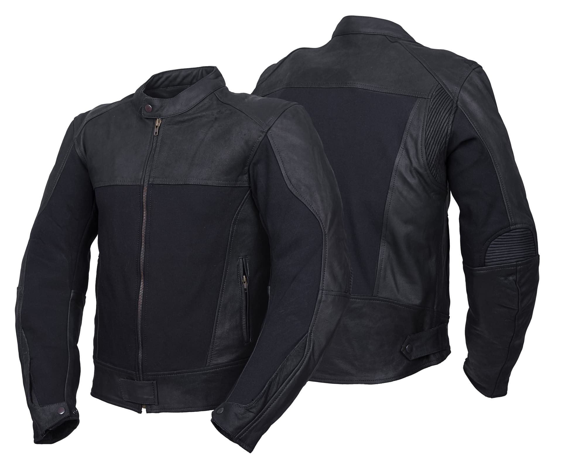 TURYSTYCZNA/MIEJSKA KURTKA MOTOCYKLOWA SKÓRZANO-KEVLAROWA HARDY